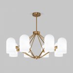 Потолочный светильник Eurosvet 60157/8 латунь Bambola