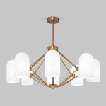 Потолочный светильник Eurosvet 60157/8 латунь Bambola