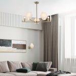 Люстра Eurosvet 60158/5 латунь Marble