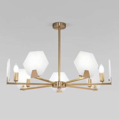 Потолочный светильник Eurosvet 60158/7 латунь Marble Потолочный светильник Eurosvet 60158/7 латунь Marble