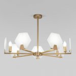 Потолочный светильник Eurosvet 60158/7 латунь Marble