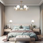 Потолочный светильник Eurosvet 60158/7 латунь Marble