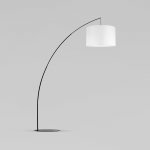 Напольный светильник с тканевым абажуром Eurosvet 3060 Moby White