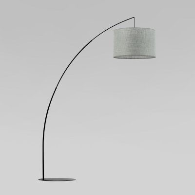 Напольный светильник с тканевым абажуром Eurosvet 5488 Moby Green