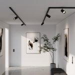 Slim Magnetic Коннектор угловой для шинопровода Round накладной (черный) 85135/00 Elektrostandard