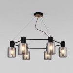 Подвесная люстра Eurosvet 70219/6 черный/античная бронза Notion