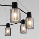 Люстра Eurosvet 70219/8 черный/античная бронза Notion