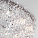 Подвесная люстра с хрусталем 60159 хром Eurosvet