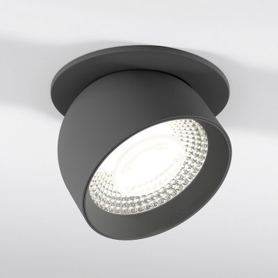 Светильник встраиваемый светодиодный Uno графит 25092/LED Elektrostandard