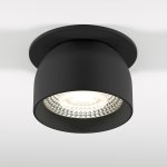 Светильник встраиваемый светодиодный Uno черный 25092/LED Elektrostandard