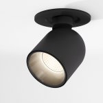 Светильник встраиваемый светодиодный Spot черный 25093/LED Elektrostandard