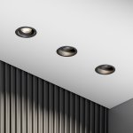 Светильник встраиваемый Tune черный 25014/01 Elektrostandard