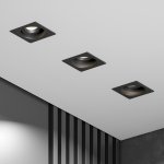 Светильник встраиваемый Tune черный 25015/01 Elektrostandard