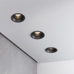 Светильник встраиваемый Punto черный 25016/01 Elektrostandard