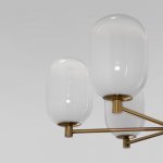 Потолочный светильник Eurosvet 60161/6 латунь Loona