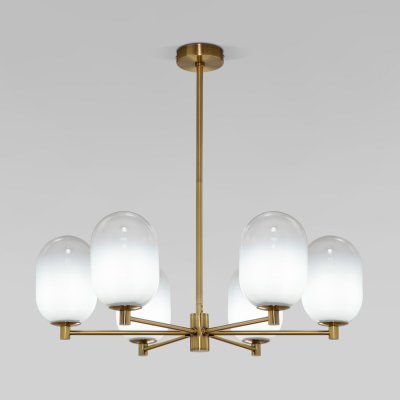 Потолочный светильник Eurosvet 60161/6 латунь Loona