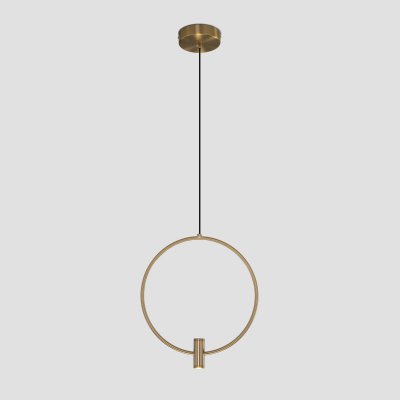 Подвесная люстра Eurosvet 50257/1 LED латунь Layla