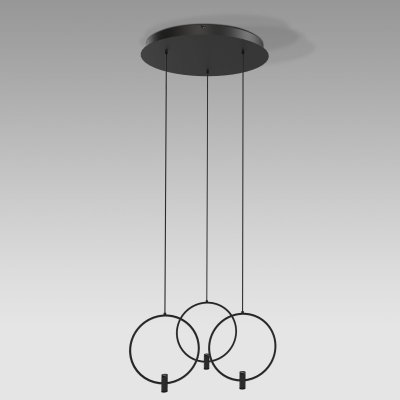 Подвесная люстра Eurosvet 50257/3 LED черный Layla Подвесная люстра Eurosvet 50257/3 LED черный Layla