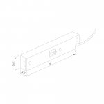 Mini Magnetic Ввод питания (черный) 85172/00 Elektrostandard