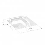 Mini Magnetic Коннектор угловой для встраиваемого шинопровода (черный) 85177/00 Elektrostandard