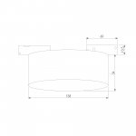 Mini Magnetic Трековый светильник 12W 3000K (черный) 85161/01 85161/01 Elektrostandard