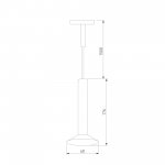 Mini Magnetic Трековый светильник 3W 3000K (черный/латунь) 85164/01 Elektrostandard