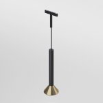 Mini Magnetic Трековый светильник 3W 3000K (черный/латунь) 85164/01 Elektrostandard