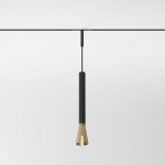 Mini Magnetic Трековый светильник 3W 3000K (черный/латунь) 85165/01 Elektrostandard