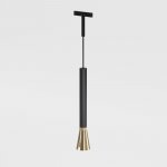 Mini Magnetic Трековый светильник 3W 3000K (черный/латунь) 85165/01 Elektrostandard