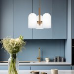 Подвесная люстра Eurosvet 50357/3 латунь Bambola