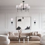 Потолочный светильник Eurosvet 60162/8 черный Notturno