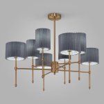 Потолочный светильник Eurosvet 60162/8 латунь Notturno