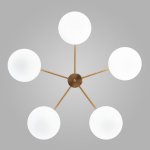 Подвесная люстра Eurosvet 30190/5 латунь Like