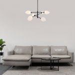 Подвесная люстра Eurosvet 30189/6 черный Sinki