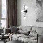 Настенный светильник бра Eurosvet 50383/3 черный Volver