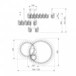 Люстра Bogate's 90374/3 Farfalla