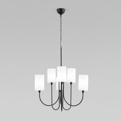 Подвесная люстра Eurosvet 60164/6 черный Abbey