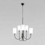 Подвесная люстра Eurosvet 60164/6 черный Abbey