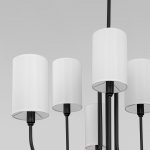 Подвесная люстра Eurosvet 60164/6 черный Abbey