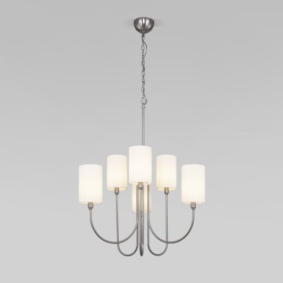 Люстра Eurosvet 60164/6 никель Abbey