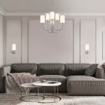 Люстра Eurosvet 60164/6 никель Abbey