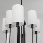 Подвесная люстра Eurosvet 60164/10 черный Abbey