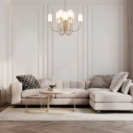 Люстра Eurosvet 60164/10 латунь Abbey