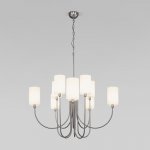 Подвесная люстра Eurosvet 60164/10 никель Abbey