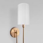 Настенный светильник бра Eurosvet 60164/1 латунь Abbey