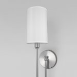 Настенный светильник бра Eurosvet 60164/1 никель Abbey