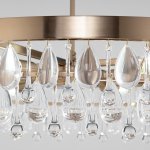 Подвесная люстра Eurosvet 60165/6 латунь Sophie