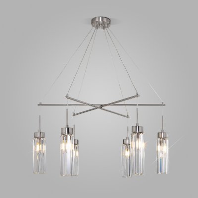 Люстра Eurosvet 60163/6 никель Gilian