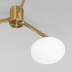 Люстра Eurosvet 70220/3 латунь Opaline