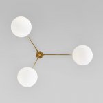 Люстра Eurosvet 70220/3 латунь Opaline